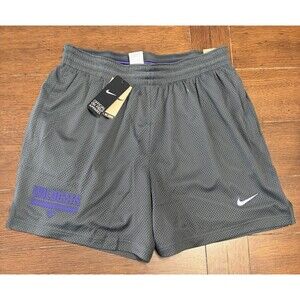 Men’s Nike Size XL Kansas State Wildcats Grey Mesh Football Shorts NWT